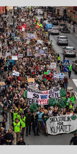 School strike for for climate