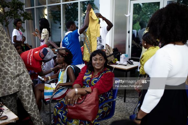 Busy Fashion design showroom in Nigeria