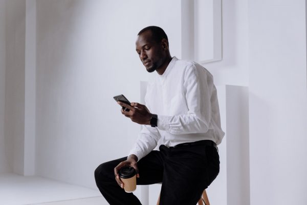 man learns to become a social media influencer in Nigeria