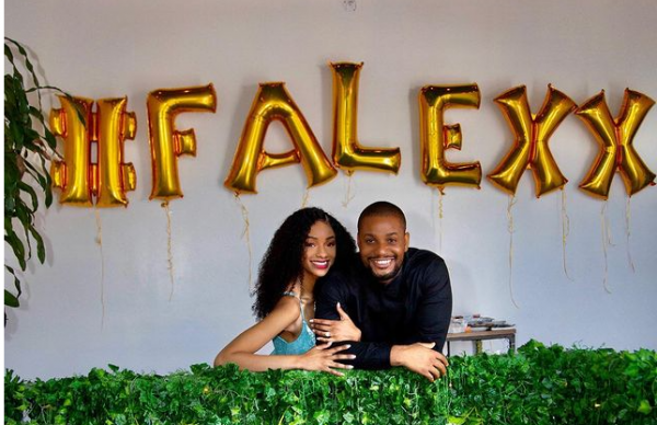 Alex Ekubo Proposes girl friend Fancy